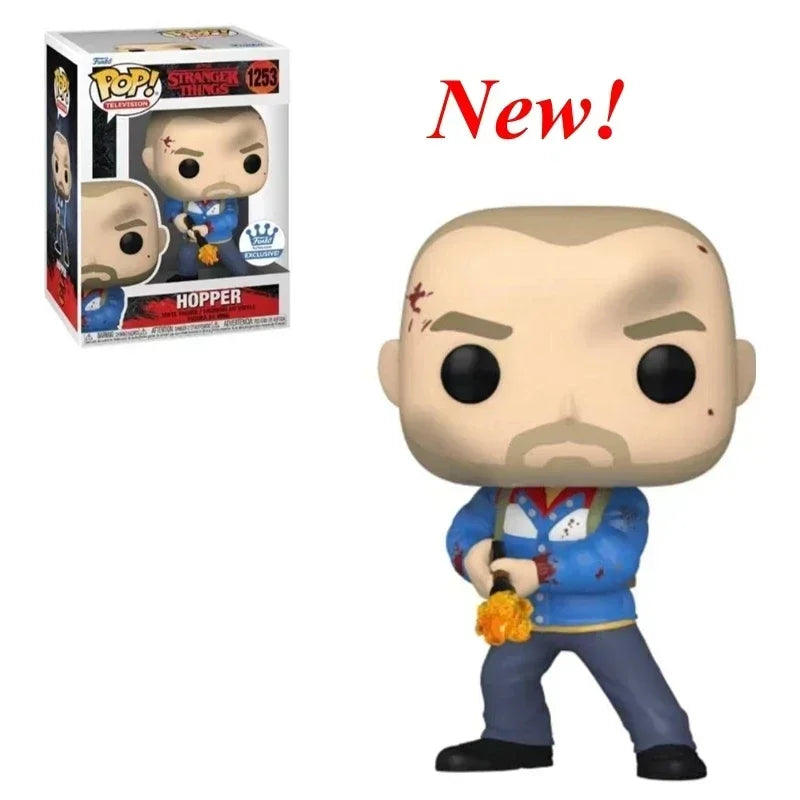 NEU!!! FUNKO POP Stranger Series #1462 Eddie #1250 Dustin Steve Robin Eleven Vinyl-Actionfiguren-Sammlermodelle für Geschenke