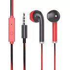 3.5mm Kabelgebundene Kopfhörer mit Bass In-Ear-Stereo-Kopfhörer Musik Sport Gaming Headset mit Mikrofon für Xiaomi IPhone Huawei Samsung