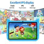 Neue 7 Zoll 5G WiFi Kinder-Tablets Quad Core 4GB RAM 64GB ROM Dual Kameras Android 13.0 Lern-Tablet PC 4000mAh