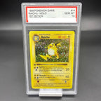DIY 1999 PTCG SPIEL Englische Version 1. AUFLAGE GLURAK TURTOK Sammelkarte 10Punkte Bewertung Karte Anime Spielkarte Geschenk Spielzeug