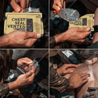 Rhino Rescue Trauma Kit, Combat Survival Gear Medical Kit, taktisch für Notfall-Erste Hilfe, IFAK Nachfüllpackungen