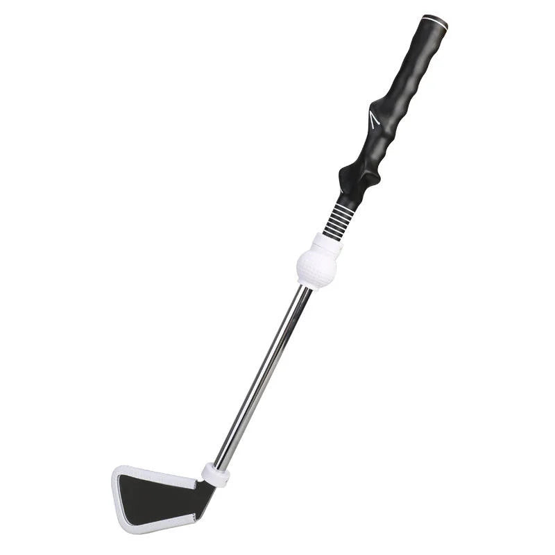 Einziehbarer Golfschwung-Trainingshelfer, Rhythm Click Sound Warm Up Golf Swing Trainer, Golf Grip Trainer Aufsatz – Kraft & Tempo