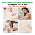 3 Stück Papaya-Seife Reinigende und feuchtigkeitsspendende handgemachte Seife zum Baden, Gesichtwaschen und zur Hautbefeuchtung