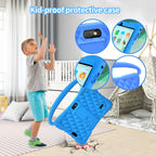 7-Zoll Kinder-Tablet Android 13 Quad Core 4GB RAM 64GB ROM 4000mAh WiFi Bluetooth Kindergeschenk Kindersoftware mit Silikonhülle