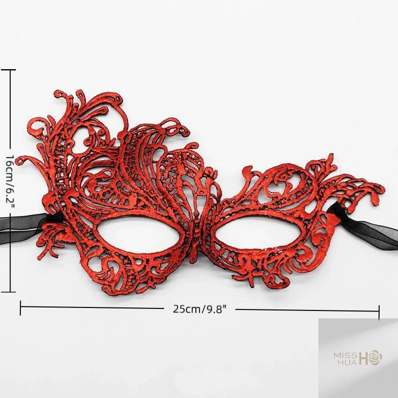 2er-Set, elegante schwarze Spitzen-Masken für Paare für Kostümpartys