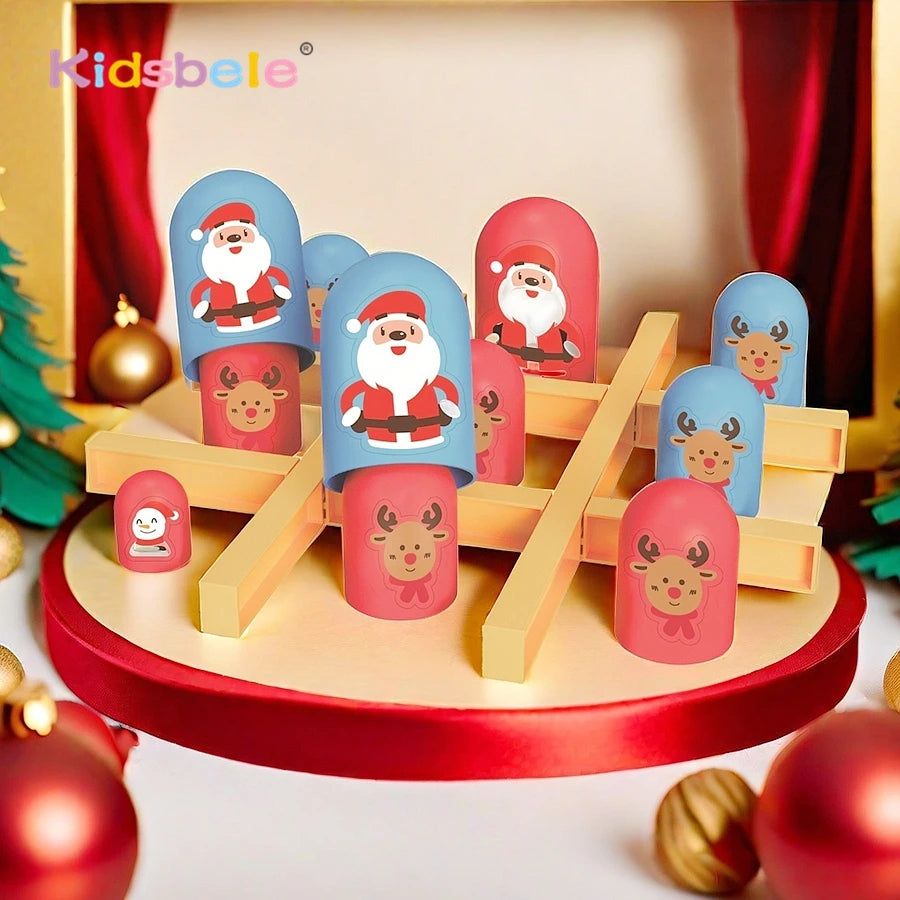 Brettspiel Spielzeug Tic Tac Toe Groß isst Klein Logisches Denken Trainingsspiel Eltern-Kind Interaktives Familienspiel Kinder Weihnachtsgeschenk