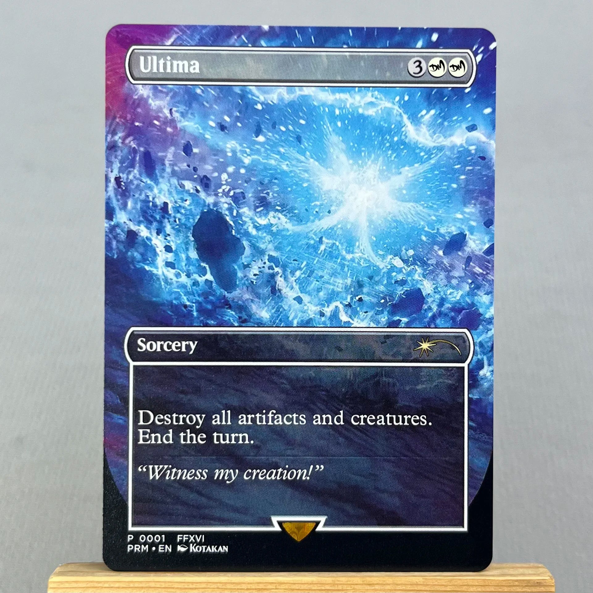 FIN PSS5 FCA HOLO14-001 Tcg proxy magical cards Sephiroth, legendärer SOLDAT Vivi Ornitier Cloud, Söldner aus Midgar Versammlung