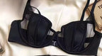Vorderer Schnallen-Push-up-BH für Damen Dessous-Set Sexy Satin-Mesh Halb-Cup Kabelloser Lift-BH-Set mit verstellbaren Trägern Größe S-XL