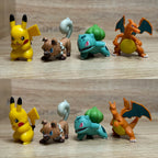 Pokémon Actionfigur Pikachu Spielzeug Glumanda Schiggy Bisasam Taschenmonster Kleine Figur Kindergeschenk