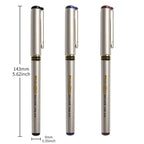 Gelschreiber, hohe Kapazität, schwarze/blaue Tinte, 0,5 mm, hervorragende Qualität, sehr gute Schreibeigenschaften, Geltintenstifte, Büro- und Schulbedarf, neutraler Stift