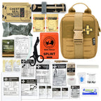 RHINO RESCUE-SE IFAK Trauma Erste-Hilfe-Set, taktische medizinische Tasche für Auto, Zuhause, Reisen, Wandern und Camping, Notfall-Überlebensausrüstung