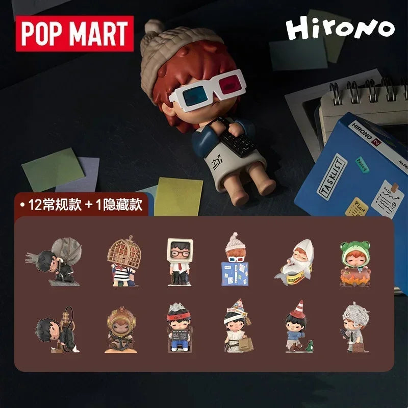 POP MART Hirono TAMED WILDGRASS Serie Überraschungsbox Original Blindbox Guess Toys Tasche Ornament Figuren Heimdeko Schreibtisch-Puppen