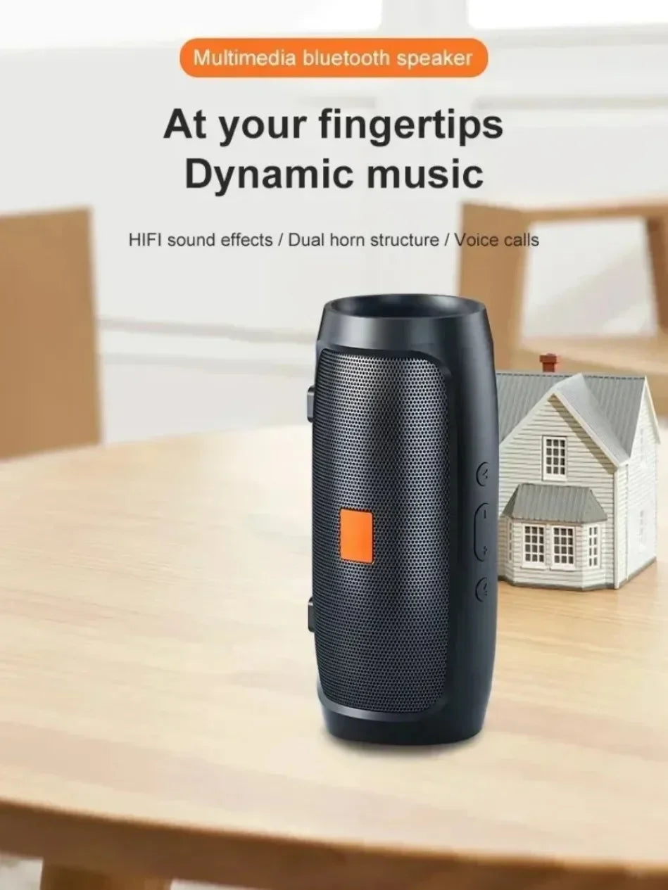 Lenovo TF USB Bluetooth Funklautsprecher Tragbarer Stereo-Doppellautsprecher für den Außenbereich mit FM-Stimme und Subwoofer