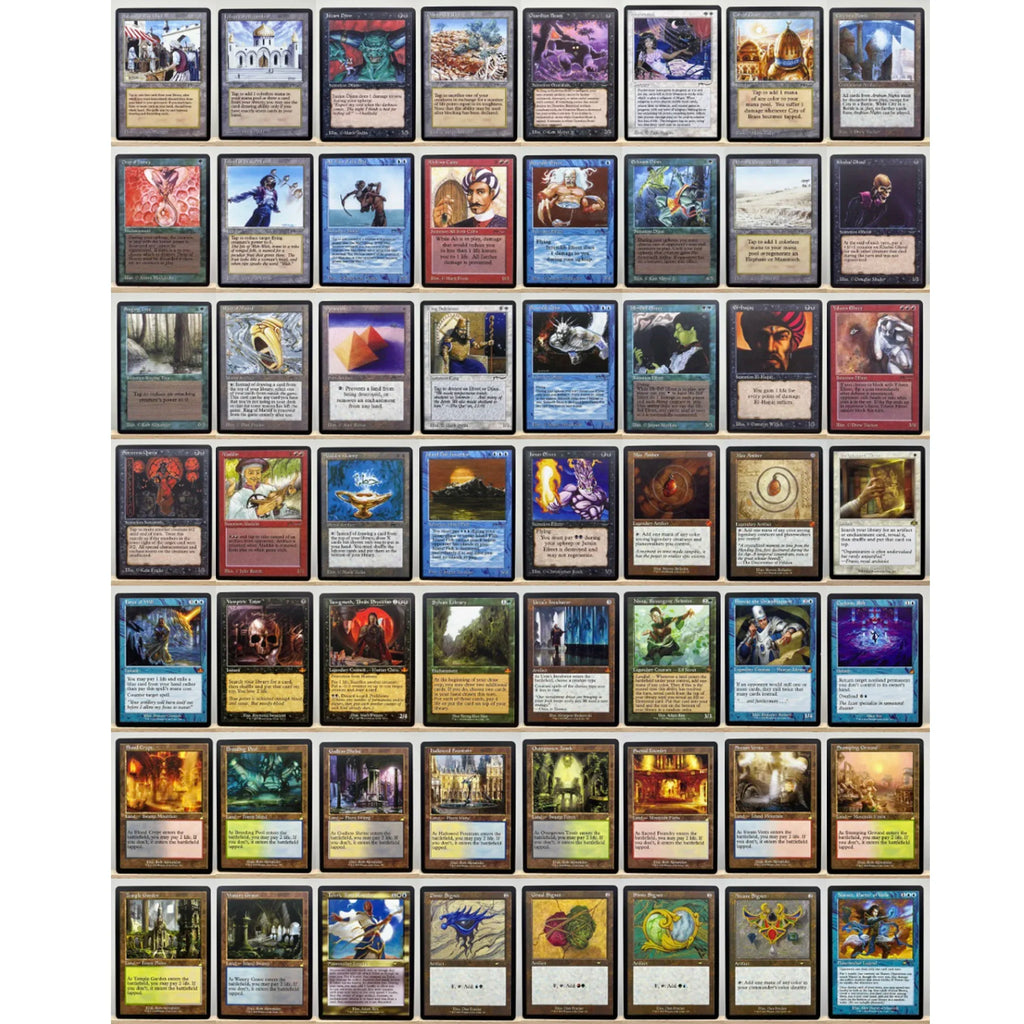 Ganze Reihe TCG-Karten für Heimspiel-Proxy: Magical Power 9 Beta Fetch Lands, VMA Dual, Schockländer, Der Eine Ring, Sammel-Sol Ring