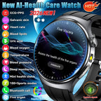 2026Neue KI-Diagnosepflege-Smartwatch EKG+PPG Genaue Harnsäure-Blutdruck-Körperfett-Fünf-Organe-Fitness Wasserdichte Smartwatch