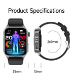 2026 Neue Gesundheits-Smartwatch Lasertherapie Reduziert Drei Hochs Blutsauerstoff Blutdruck Harnsäure Blutfette EKG-Smartwatch Für Herren