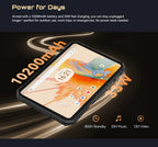 Android Tablet Cubot TAB KingKong Mini, 10200mAh Mega Akku 16GB(6+10), 128GB, Camping-Licht, 8,68 Zoll Bildschirm, 48MP Kamera, GPS