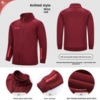 Kelme Children's Sports Jacket Autumn And Winter Knitted Jacket Outdoor Windproof Running Training Suit