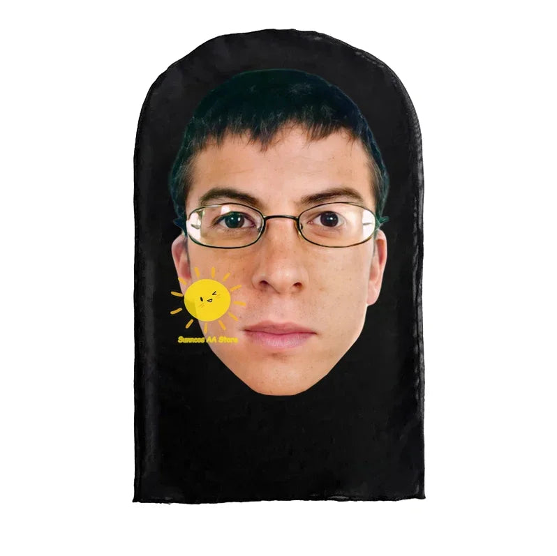 Neue 3D-gedruckte Kanye Maske Drake Elastisches Mesh Vollgesichtsmaske für Unisex Cosplay Kopfbedeckung Party Simulation Sturmhaube Mütze Kopfbedeckung
