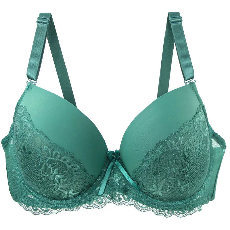 DaiNaFang Push-up Atmungsaktive BHs Schleife 34/75 36/80 38/85 40/90 42/95 44/100 BCDE Cup Unterwäsche für Damen Übergröße Dessous Hauptbild
