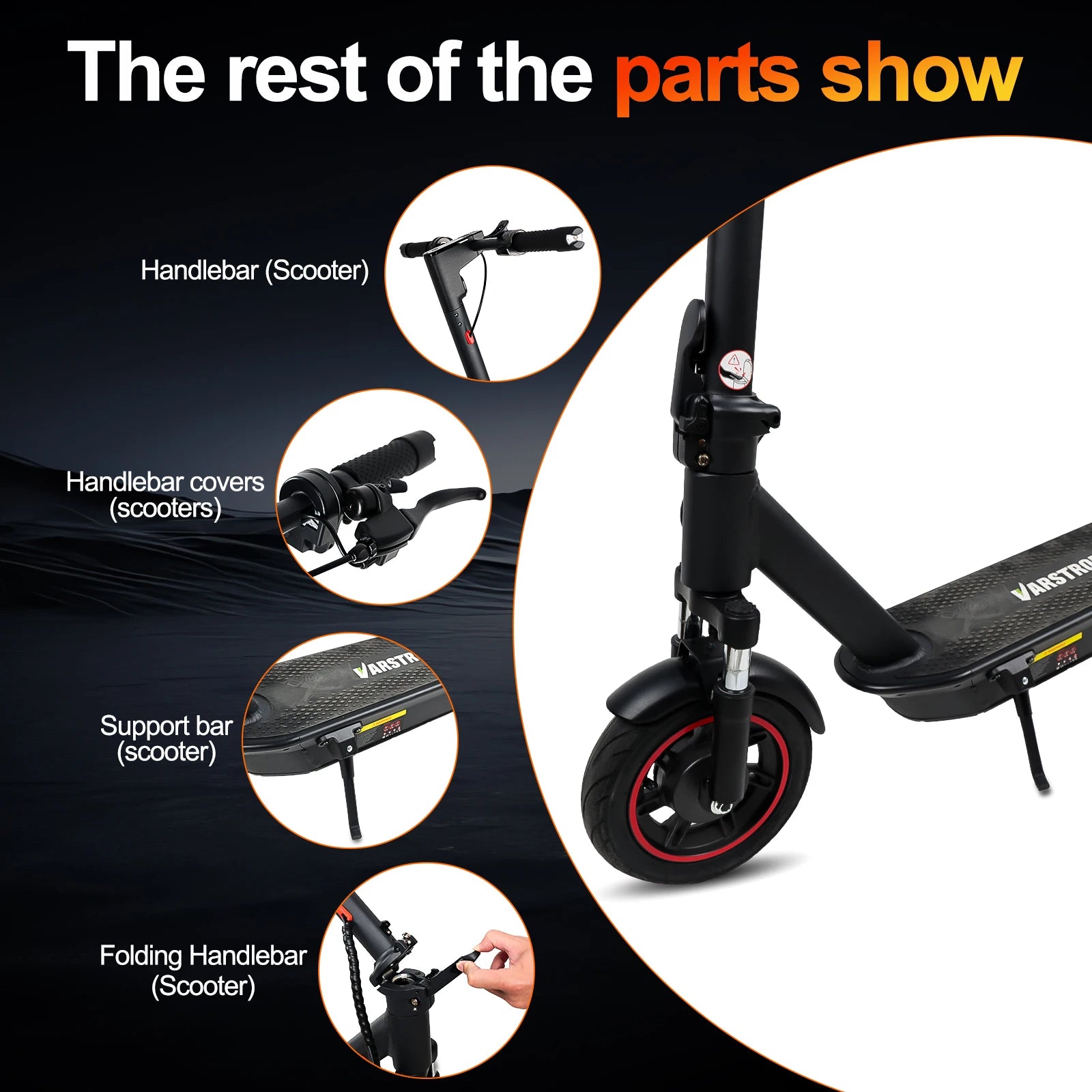 E-Scooter für Erwachsene Höchstgeschwindigkeit 35km/h E-Roller 500W (Spitze 750W) Elektroroller für Erwachsene