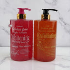 7 Days Golden Glow Alpha Arbutin aufhellendes Duschgel – gleicht den Hautton sichtbar aus, spendet Feuchtigkeit und pflegt für strahlende Haut