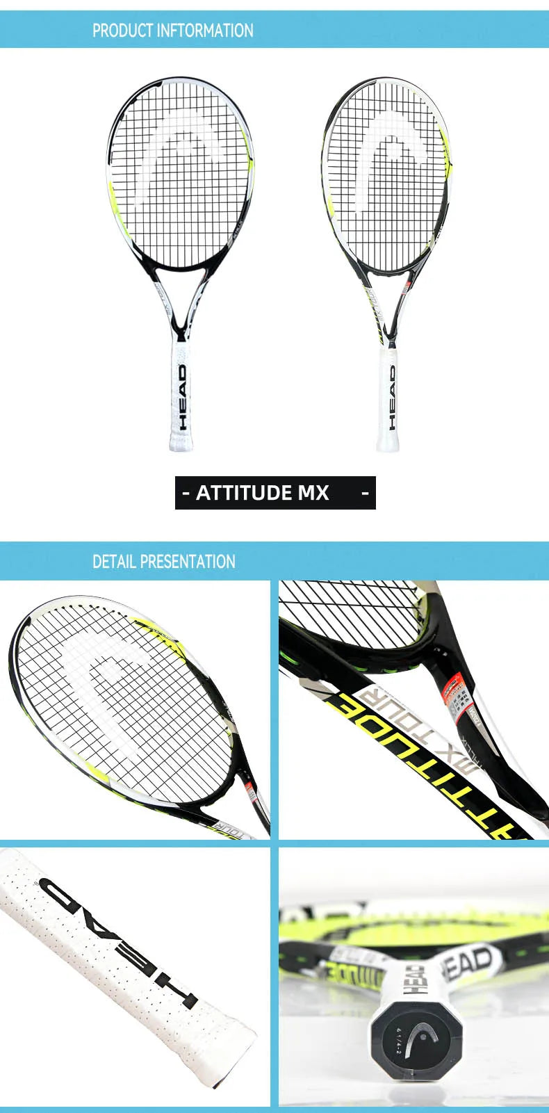 HEAD Carbon Composite Integration Tennisschläger für Anfänger Damen Herren Studenten Einzel-Trainingsschläger