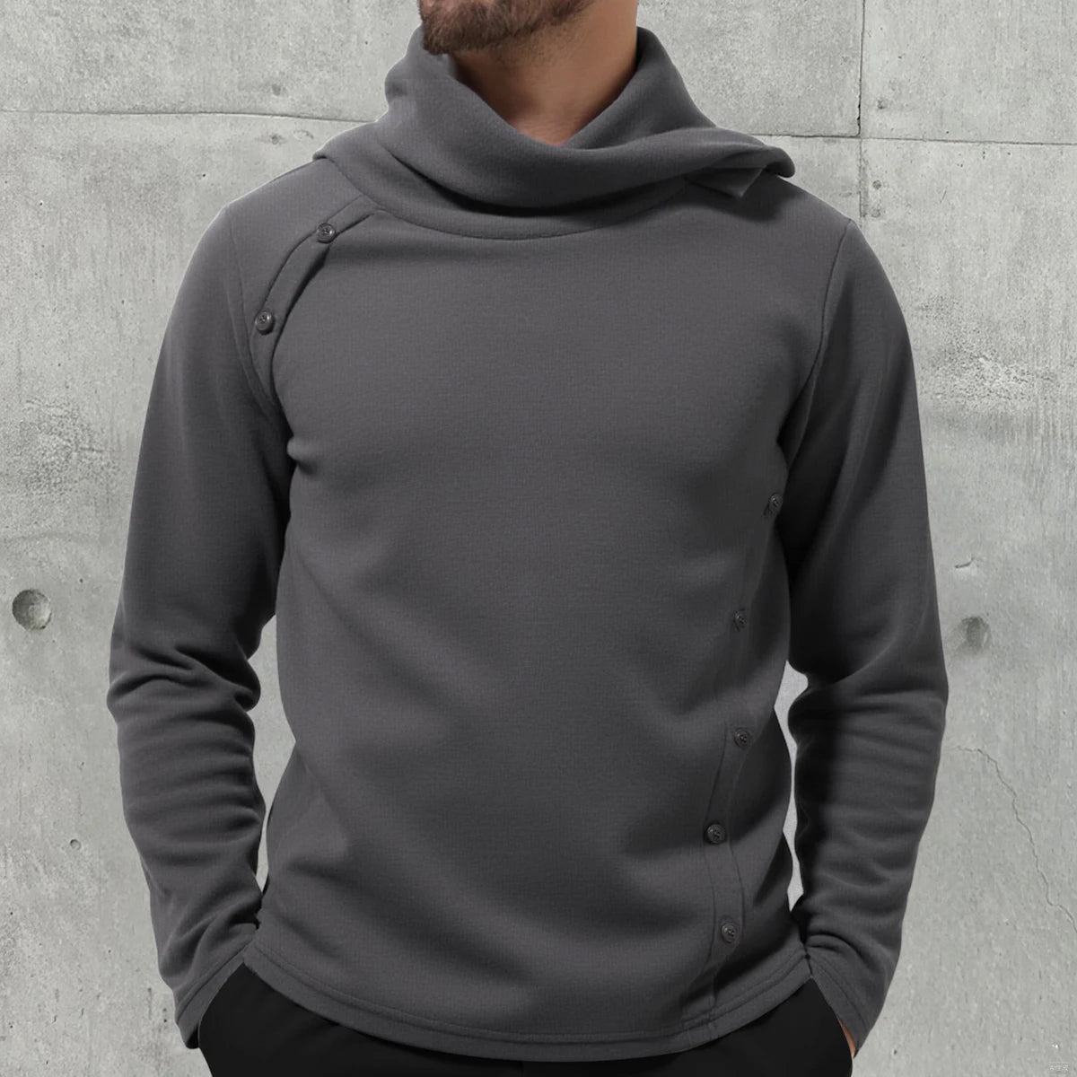 2026 Neuer Herren-Rollkragenpullover in Weiß, britischer schwarzer Pullover, asiatische Größen M-4XL. Graue Pullover