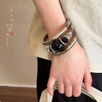 Vintage Multi - Layer Beaded Bracelets for Women Men, Fashion Jewelry Accessories, Retro bracelets femme