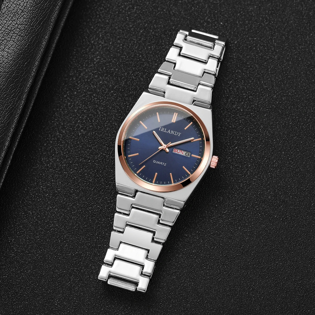 Luxus-Herren-Business-Uhren Kalender Quarz-Armbanduhren Für Herren Uhr Reloj Hombre (Ohne Box)