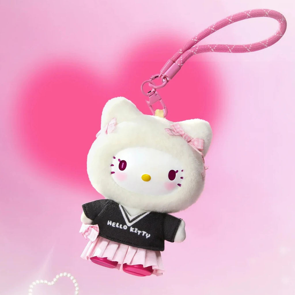 Echte Hello-Kitty Pop Star Samt-Anhänger-Serie Vinyl-Puppe Überraschungsbox Trendiges Kawaii Überraschungsgeschenk Süßes Trendiges Überraschungsbox-Spielzeug