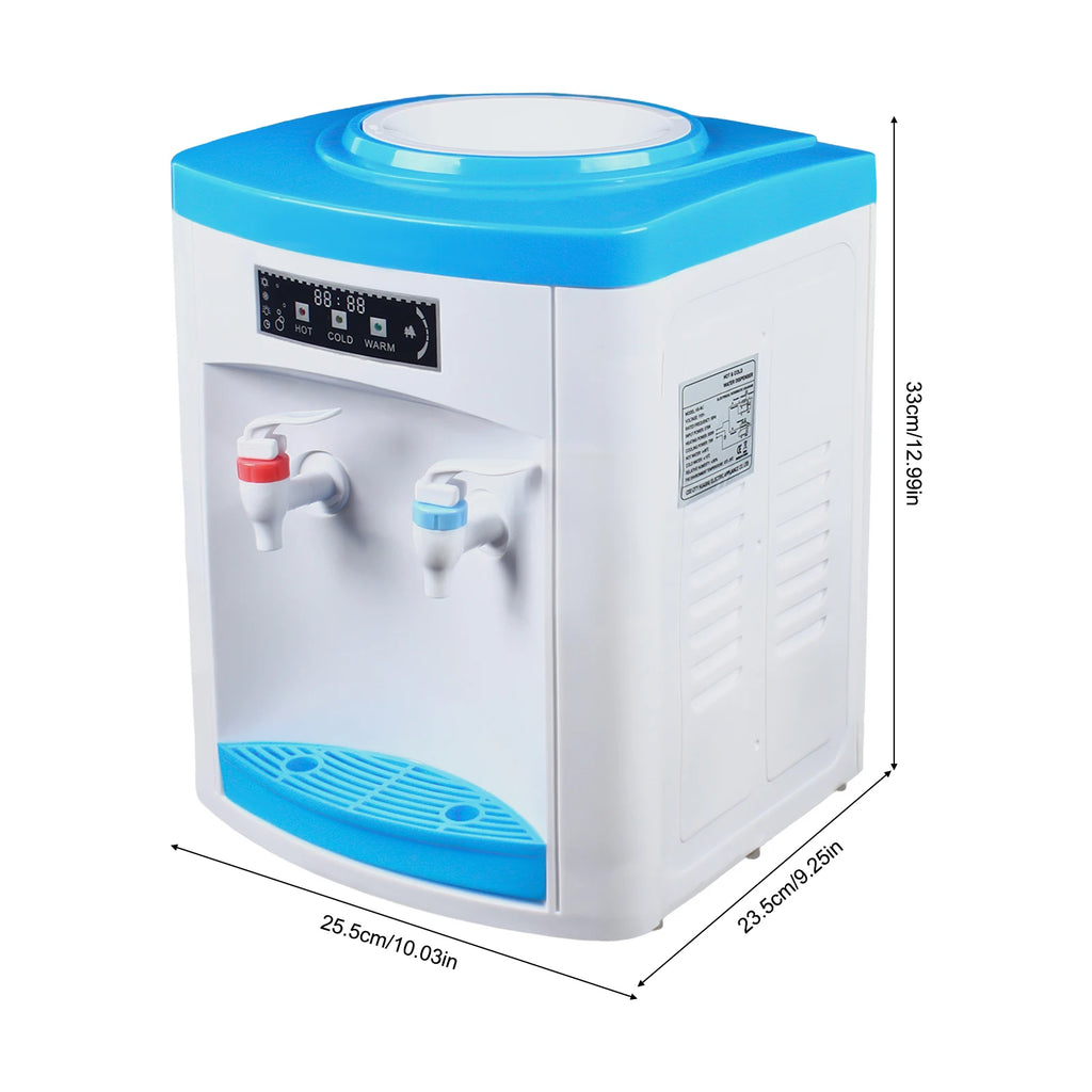 Kompakter Heiß- und Kaltwasserspender, energiesparender Tisch-Wasserspender aus Edelstahl, Mini-Trinkstation für Büro und Zuhause