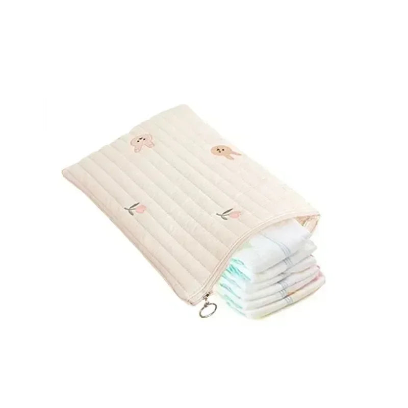 Wickeltasche Bär Umstandspaket Baby Windeltasche Kinderwagen Windel-Organizer Tragbare Einkaufstaschen Reise-Wickeltasche Messenger Bag