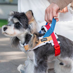 Small Dog Harness, Saddle Style No Pull Adjustable for  Puppy  Pet Chest for dog Breathable  Walking dog supplies s