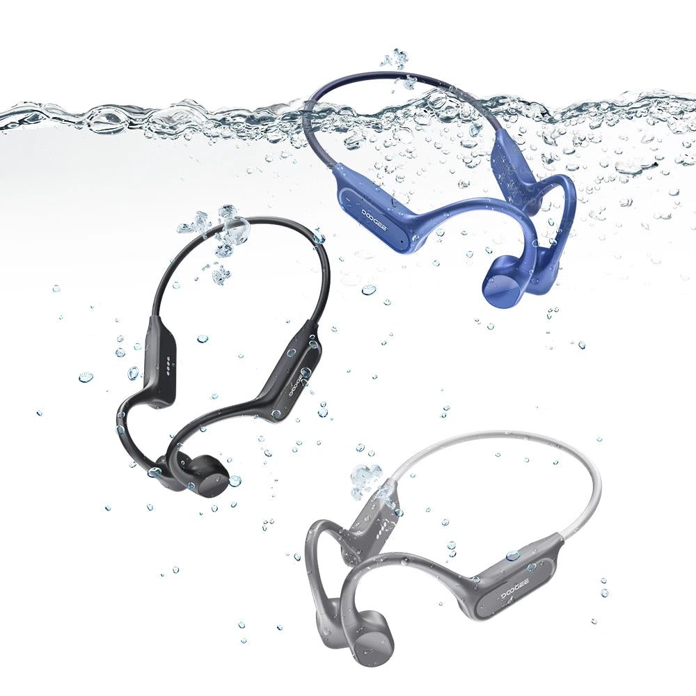 DOOGEE BoneBeat Swim Lite Knochenschall-Sportkopfhörer Bluetooth 5.4 Drahtloser Ohrhörer Wasserdichtes Headset zum Schwimmen
