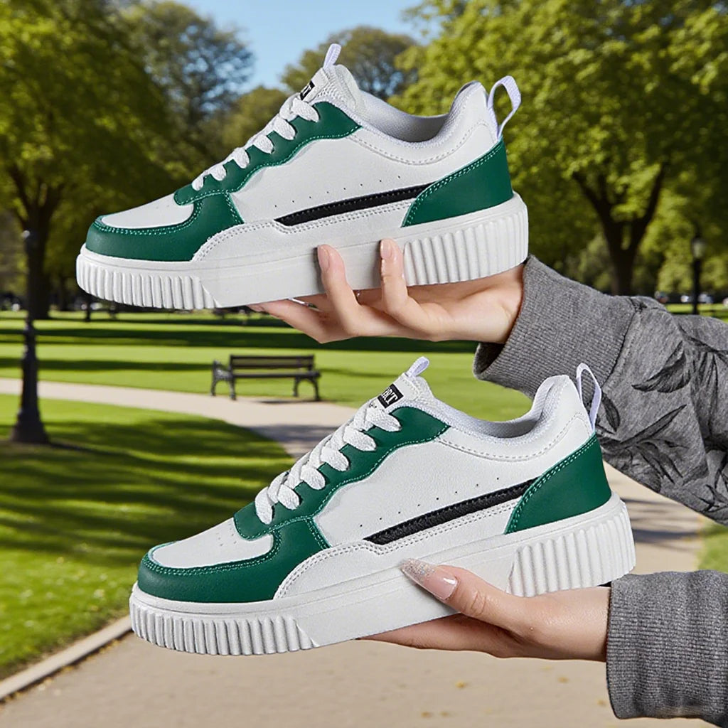 Mode Frauen Freizeitschuhe Atmungsaktive Walkingschuhe Flache Schuhe Sneaker Weiß Damen-Schuhe Sport Laufen Outdoor Walking Für Herren