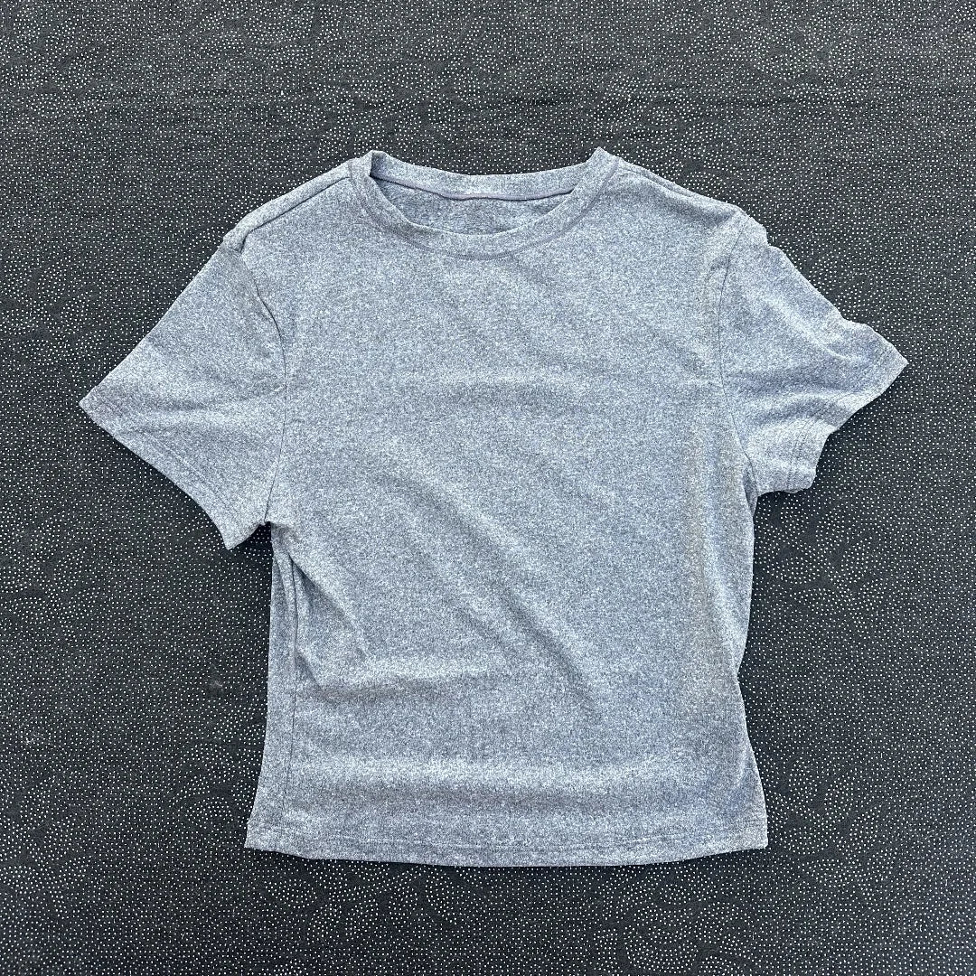 Solid color women's soft breathable yoga short-sleeved comprehensive training tight T-shirt with exposed belly button fitness sh