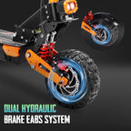 VREOM Z36-Adults Electric Scooter-5600W Motor 60V30AH Battery Off Road E-Scooter,75KM/H Speed 11'' Tire Foldable EScooter
