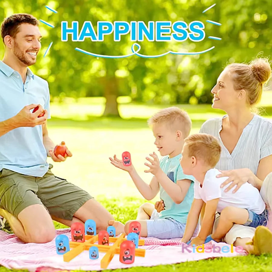 Brettspiel Spielzeug Tic Tac Toe Groß isst Klein Logisches Denken Trainingsspiel Eltern-Kind Interaktives Familienspiel Kinder Weihnachtsgeschenk