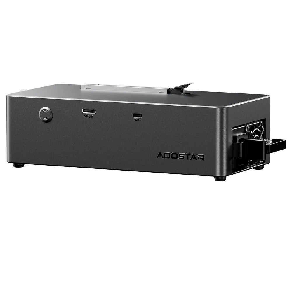 AOOSTAR AG02 eGPU-Dock mit Oculink- & USB4-Anschluss, 100W Rückwärtsladung, eingebautes 800W Netzteil, unterstützt TGX-Schnittstelle Hot-S