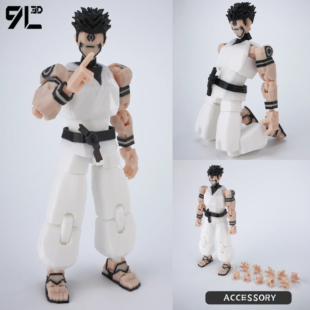 9L3D Lucky13 Gojo Sukuna Jujutsu Fushiguro Toji Gojo Satoru Actionfigur Dummy13 T13 Mehrgelenkige Sammlerstücke Titan13