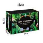 28tlg./Set Gel-Nagellack-Set Glasflasche Soak Off UV-Gel-Lack Rot Rosa Bunter Gel-Nagellack Matt Top Base Coat Nagelgel-Kit