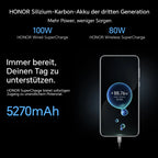 HONOR Magic7 Pro 5G, EU Version, 5G Smartphone, Snapdragon 8 Elite, 12GB+512GB, 100W SuperCharge, 5270 mAh Akku, 6.8 Zoll Display