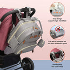 3-in-1-Wickeltaschen-Rucksack, faltbares Babybett, wasserdichte Reisetasche mit USB-Ladefunktion, Wickeltaschen-Rucksack mit Wickelbett, 3 Typen