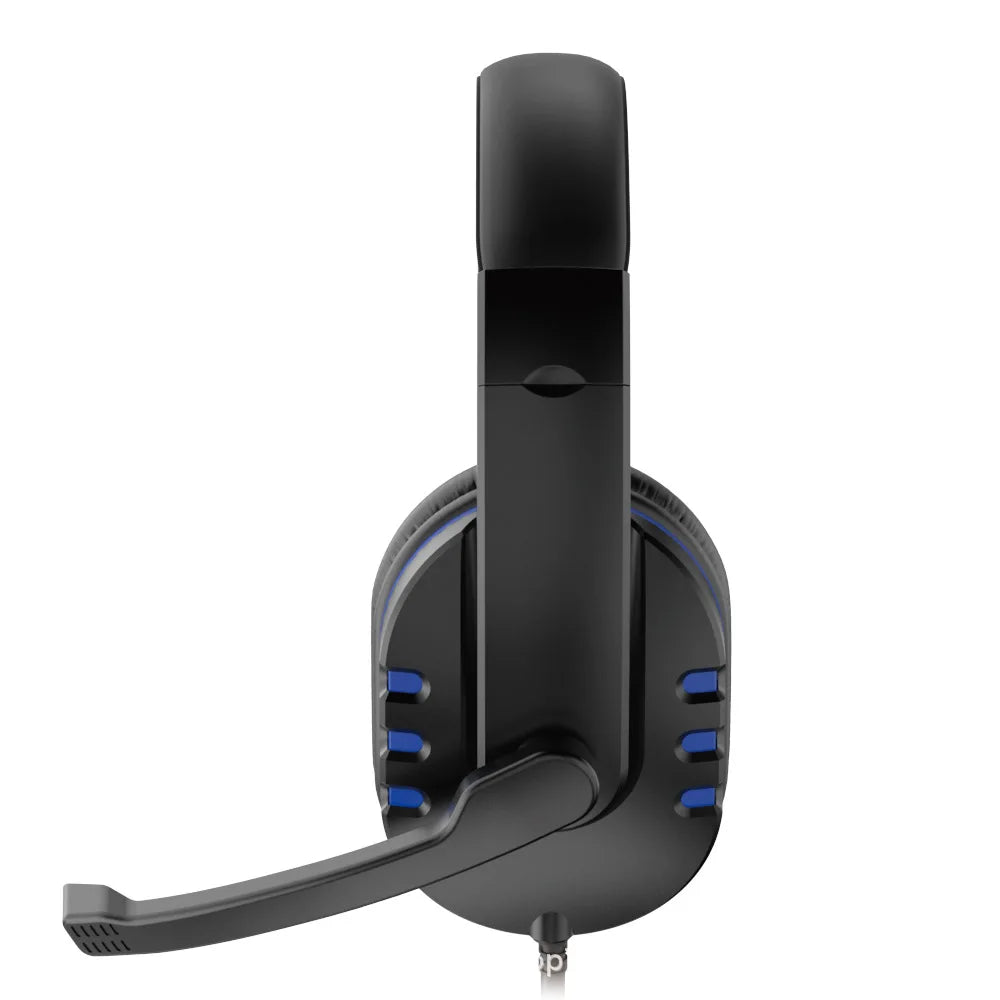 Kopfhörer 3,5mm Kabelgebundenes Gaming Headset Ohrhörer Musik für PS4 Playstation 4 Spiel PC Chat Computer mit Mikrofon