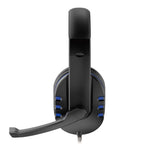 Kopfhörer 3,5mm Kabelgebundenes Gaming Headset Ohrhörer Musik für PS4 Playstation 4 Spiel PC Chat Computer mit Mikrofon