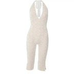 Avrilyaan Spitze Sieben-Punkte-Hose Bodycon Sexy Party Tiefer V-Ausschnitt Playsuits Damen Strampler Damen Jumpsuit 2025 Sommer Overalls