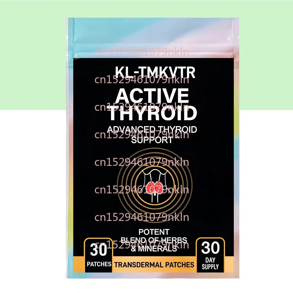 30 Pflaster Schilddrüsenunterstützung Transdermale Pflaster mit Jod, Selen, Magnesium, Zink, Vitamin B12 für optimale Gesundheit Hauptbild