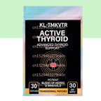 30 Pflaster Schilddrüsenunterstützung Transdermale Pflaster mit Jod, Selen, Magnesium, Zink, Vitamin B12 für optimale Gesundheit