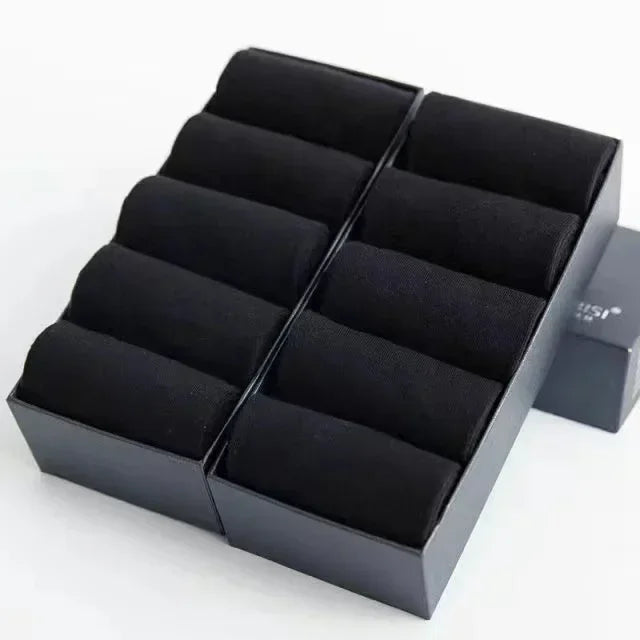 20 Stück/Los Herren Socken aus reiner Baumwolle Übergröße Einfarbig Freizeit Business Lange Socken Atmungsaktive Weiche Herrensocken EU39-48